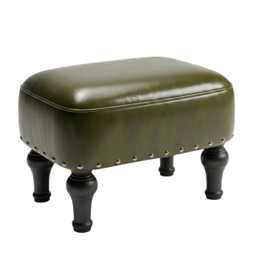Vintage Footstool with Hidden Storage